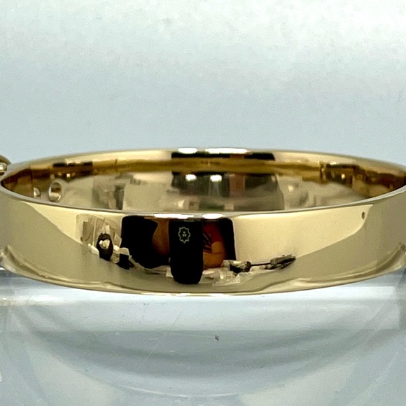 Coach Gold Tone Signature C Bracelet - Picture 4 of 7